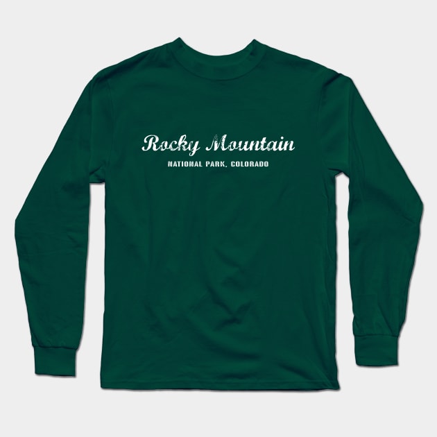 Rocky Mountain National Park Long Sleeve T-Shirt by Jared S Davies